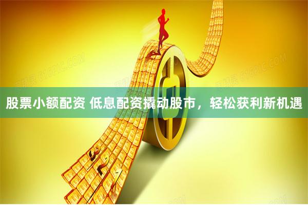 股票小额配资 低息配资撬动股市，轻松获利新机遇
